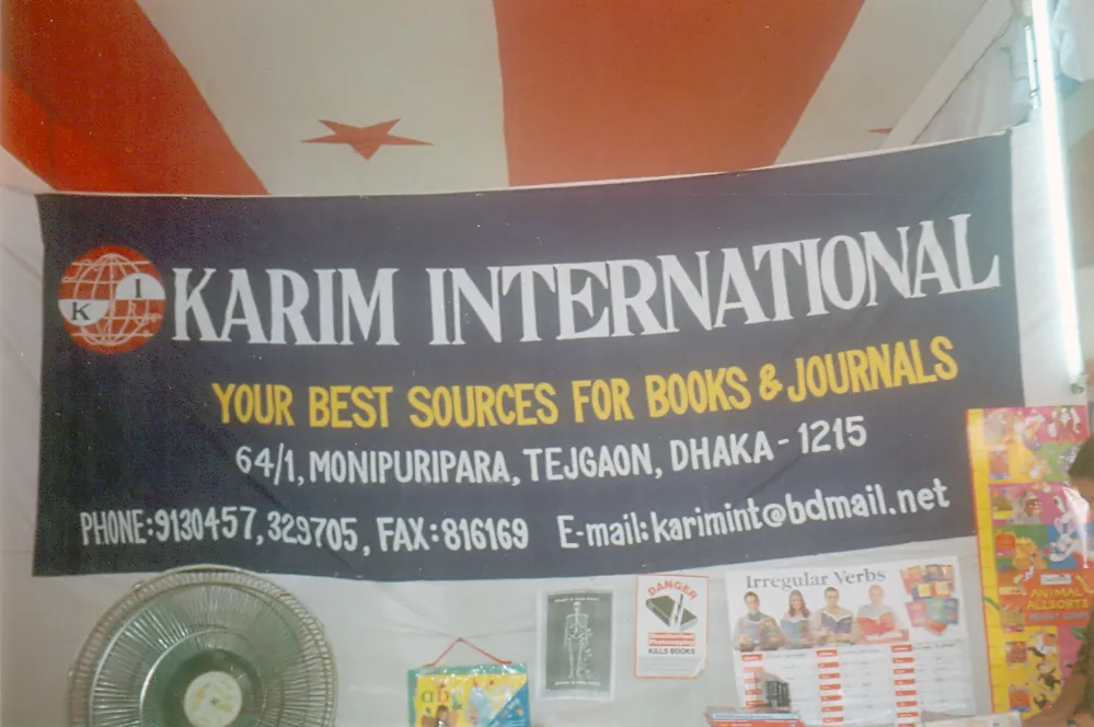 Foreign publications display at the Dhaka Book Fair
