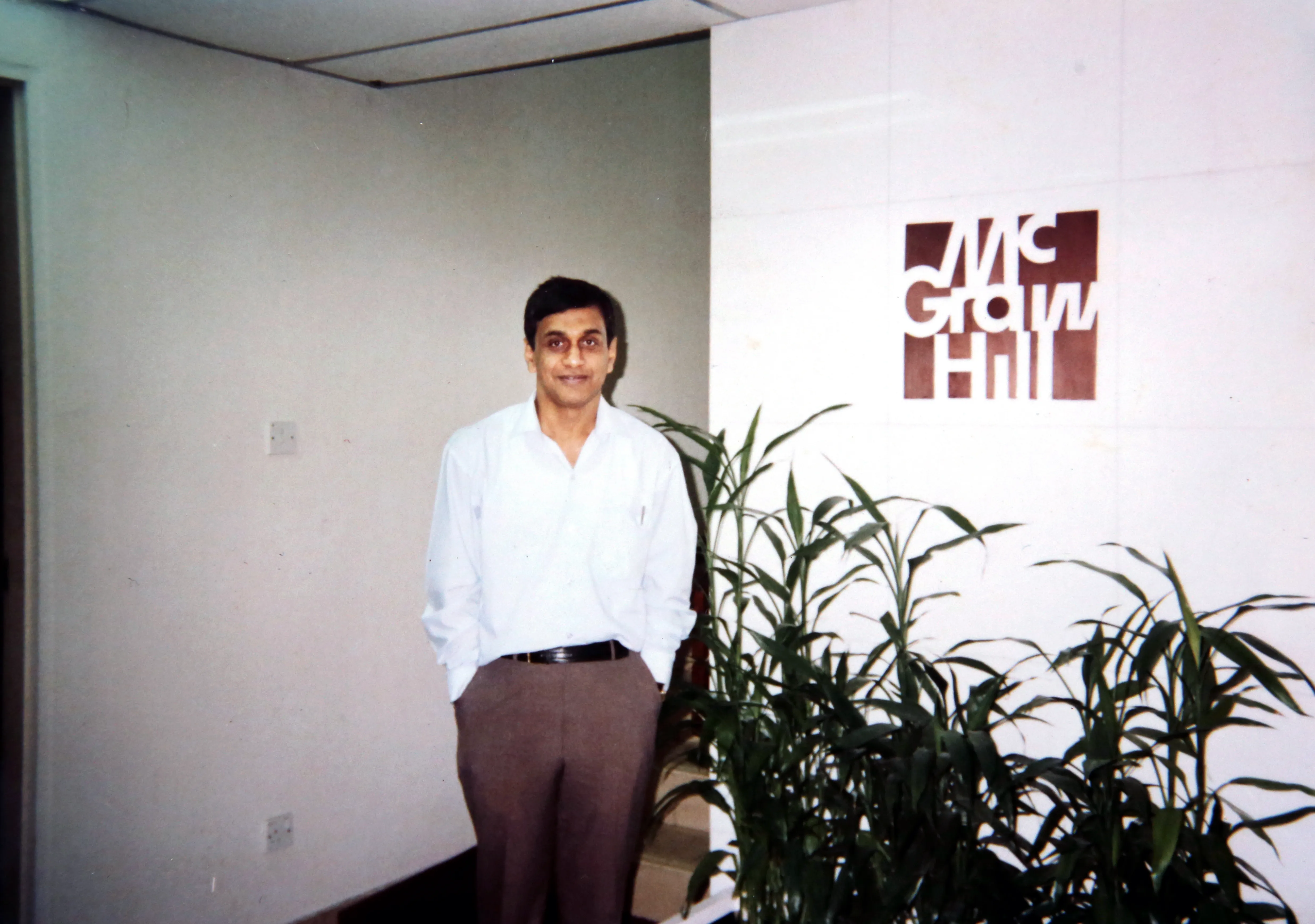 At the McGraw Hill London office